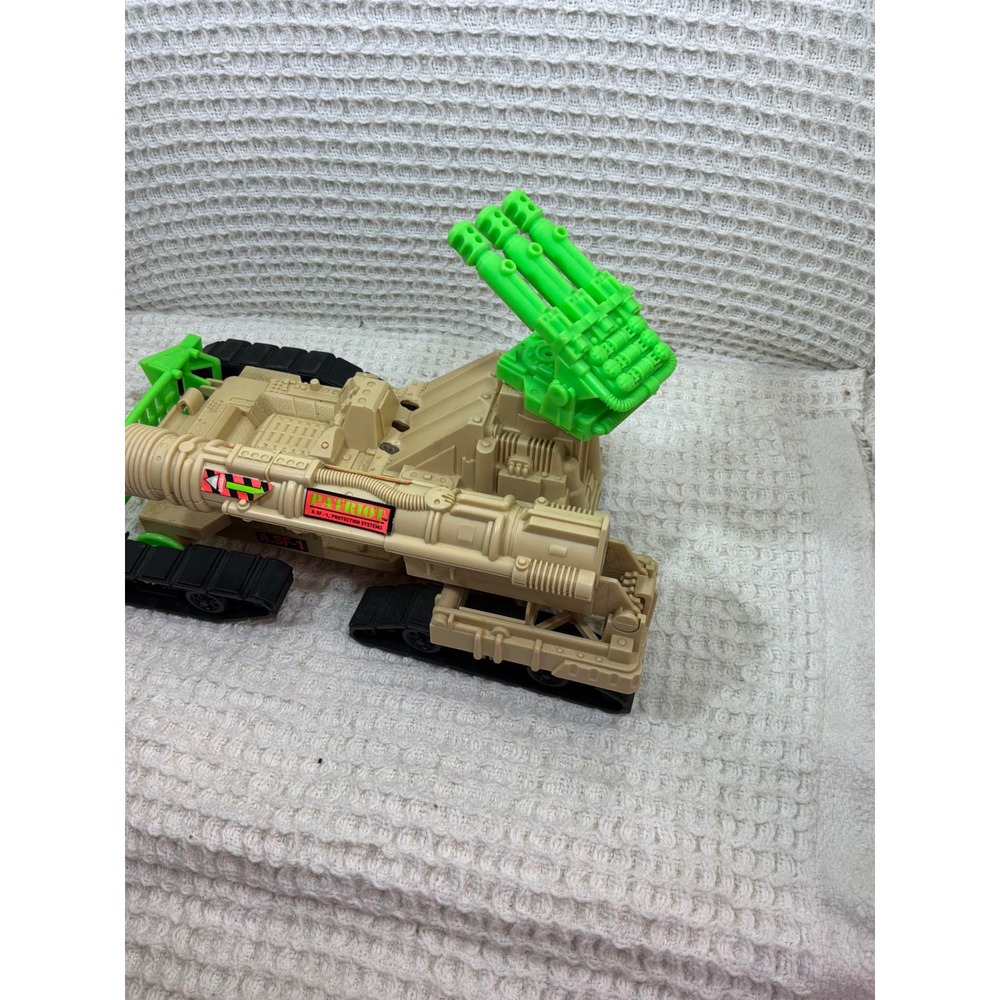 Vintage Kids GI Joe Patriot Laser Missile System Vehicle Tan Green